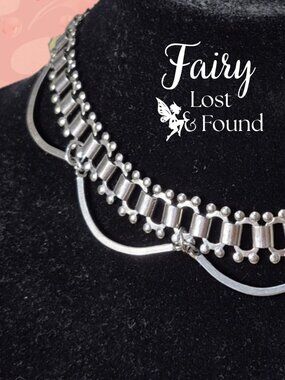 Vintage Silver Choker Necklace